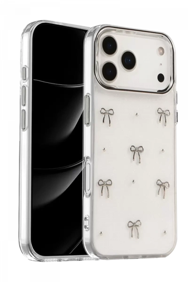 Apple iPhone 17 Pro Fiyonk Desenli Kapak - Desen 5