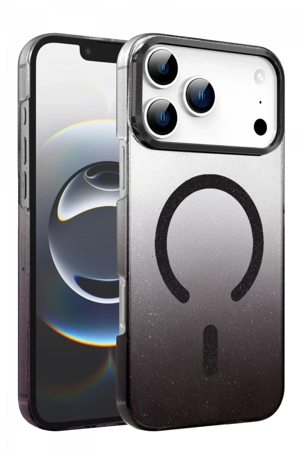 Apple iPhone 17 Pro Glossy Magsafe Kapak - Siyah