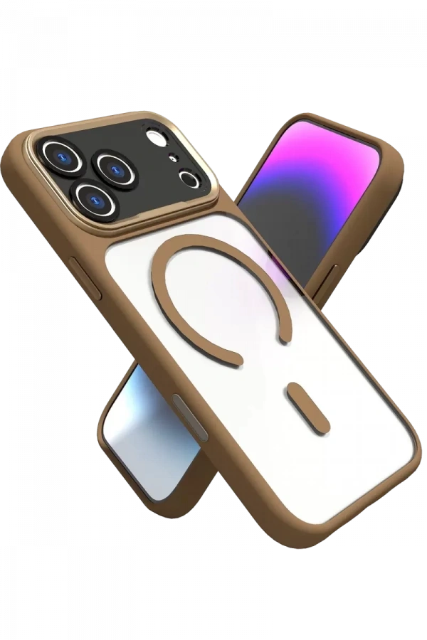 Apple iPhone 17 Pro Hazar Magsafe Kapak - Gold