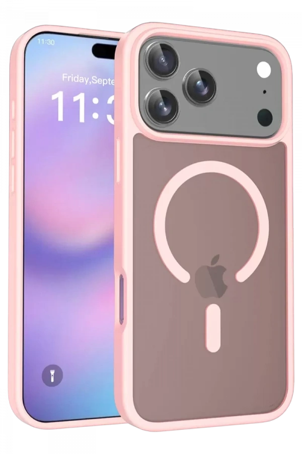 Apple iPhone 17 Pro Jota Magsafe Kapak - Pudra