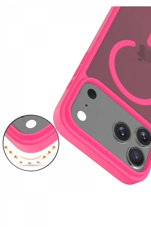 Apple iPhone 17 Pro Jota Magsafe Kapak - Rose