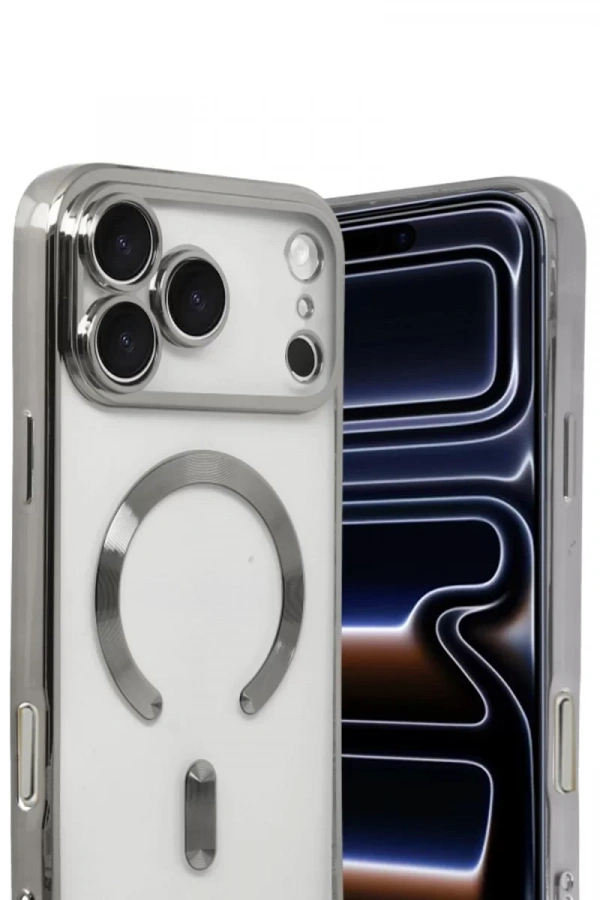 Apple iPhone 17 Pro Kross Magneticsafe Kapak - Gümüş