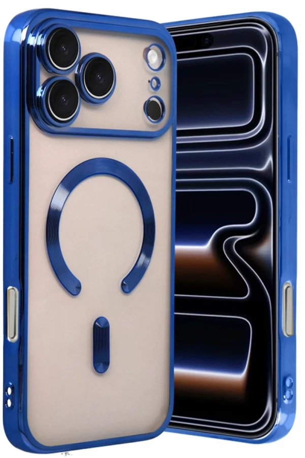 Apple iPhone 17 Pro Kross Magneticsafe Kapak - Lacivert