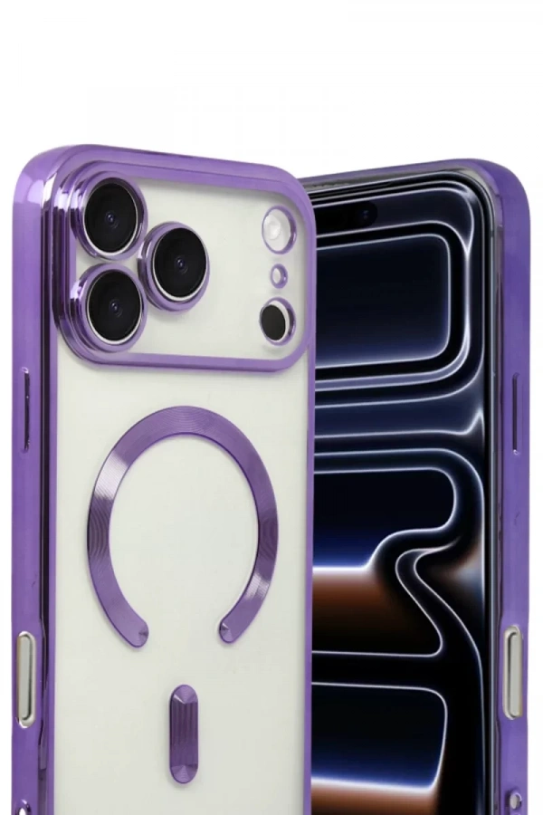 Apple iPhone 17 Pro Kross Magneticsafe Kapak - Mor