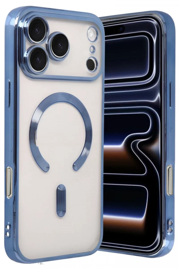 Apple iPhone 17 Pro Kross Magneticsafe Kapak - Sierra Blue