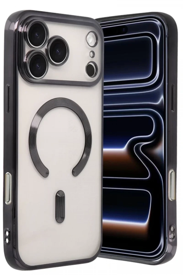 Apple iPhone 17 Pro Kross Magneticsafe Kapak - Siyah