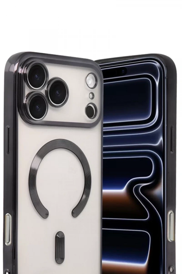 Apple iPhone 17 Pro Kross Magneticsafe Kapak - Siyah