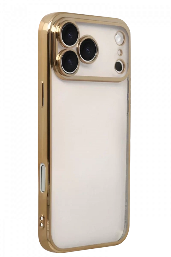 Apple iPhone 17 Pro Lensli Silikon - Gold