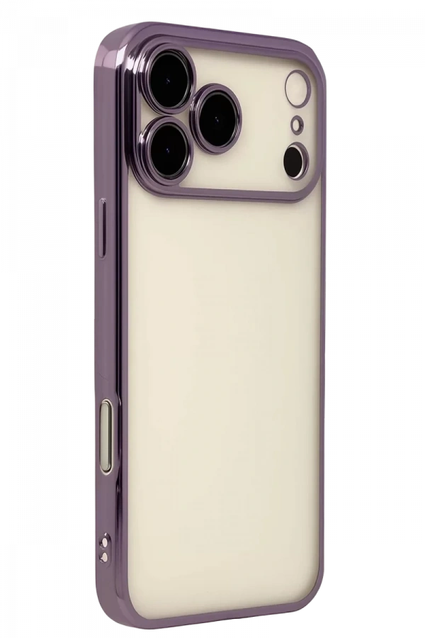 Apple iPhone 17 Pro Lensli Silikon - Mor