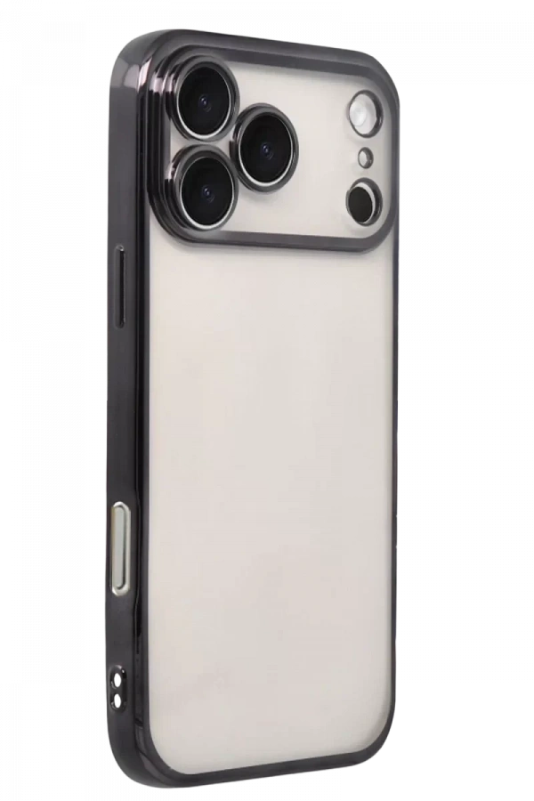 Apple iPhone 17 Pro Lensli Silikon - Siyah