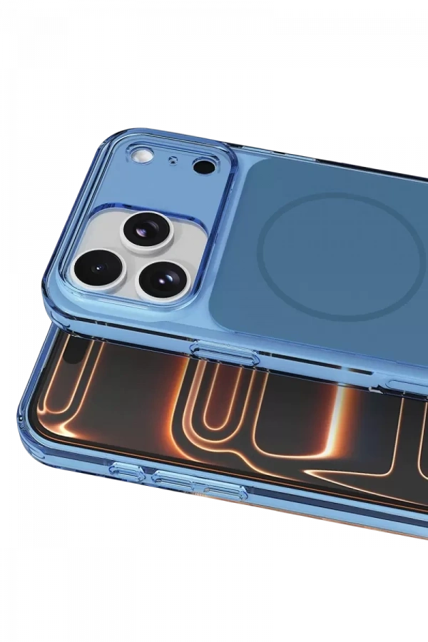 Apple iPhone 17 Pro Max Bruma Magsafe Kapak - Mavi
