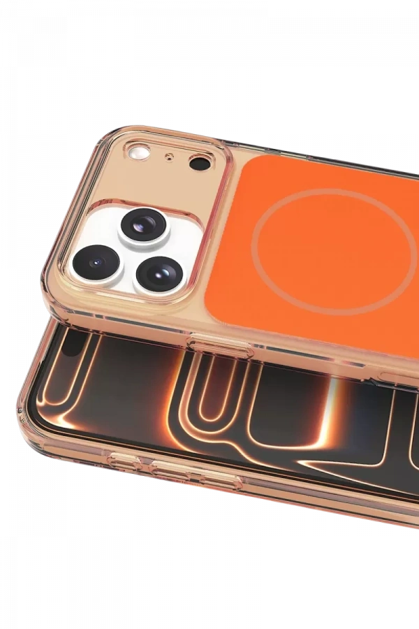 Apple iPhone 17 Pro Max Bruma Magsafe Kapak - Turuncu