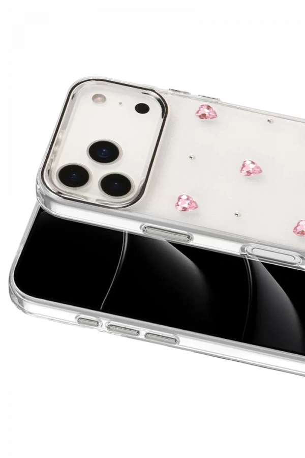 Apple iPhone 17 Pro Max Fiyonk Desenli Kapak - Desen 3