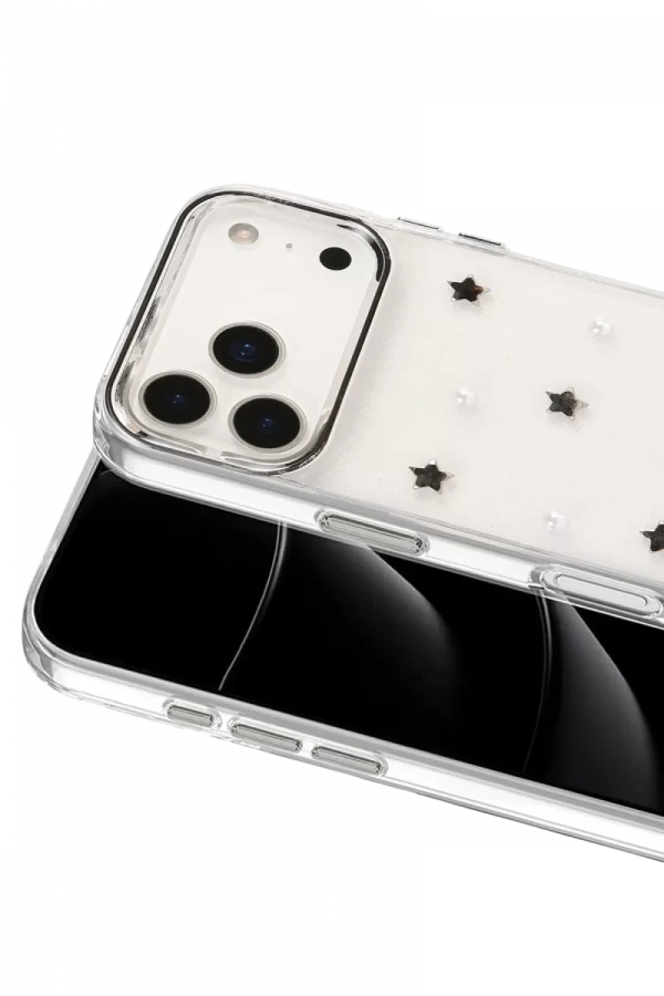 Apple iPhone 17 Pro Max Fiyonk Desenli Kapak - Desen 7