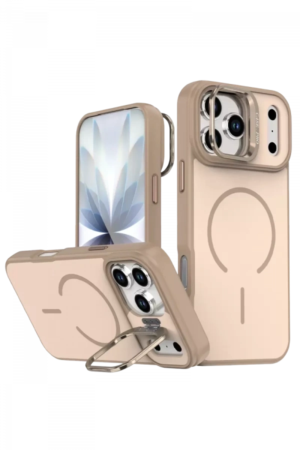 Apple iPhone 17 Pro Max Flexa Magsafe Kapak - Gold