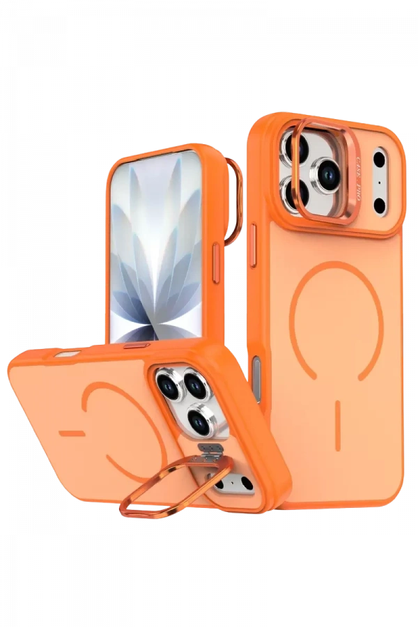 Apple iPhone 17 Pro Max Flexa Magsafe Kapak - Turuncu