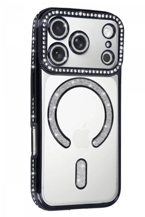Apple iPhone 17 Pro Max Joke Simli Magneticsafe Kılıf - Siyah