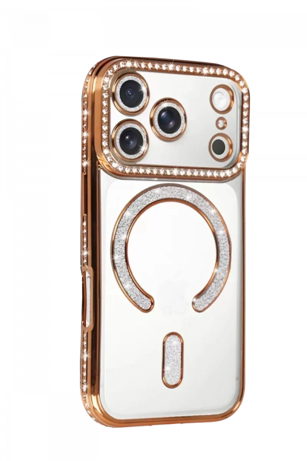 Apple iPhone 17 Pro Max Joke Simli Magneticsafe Kılıf - Turuncu