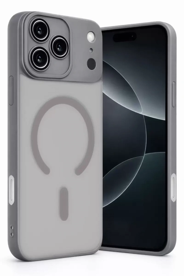 Apple iPhone 17 Pro Max Jota Lensli Magsafe Kapak - Titan Gri
