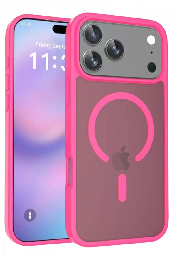 Apple iPhone 17 Pro Max Jota Magsafe Kapak - Rose