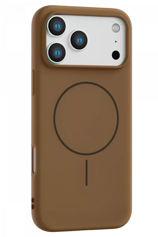 Apple iPhone 17 Pro Max Jully Magsafe Kapak - Kahverengi
