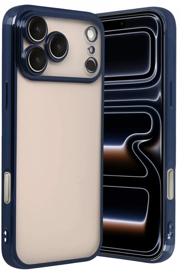 Apple iPhone 17 Pro Max Lensli Silikon - Lacivert