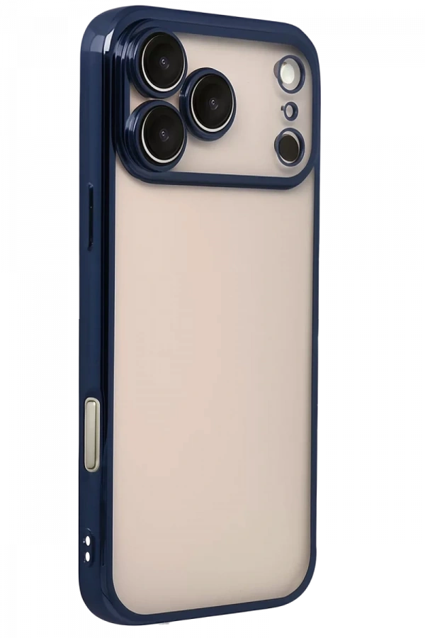 Apple iPhone 17 Pro Max Lensli Silikon - Lacivert