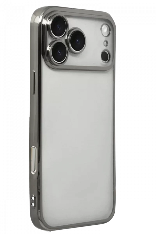 Apple iPhone 17 Pro Max Lensli Silikon - Titan Gri