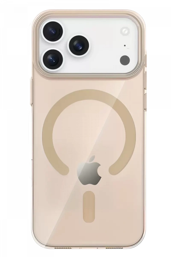 Apple iPhone 17 Pro Max PC Blank Magsafe Kapak - Çöl Titanyum