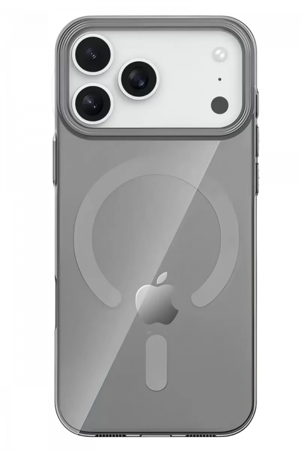 Apple iPhone 17 Pro Max PC Blank Magsafe Kapak - Natural Grey