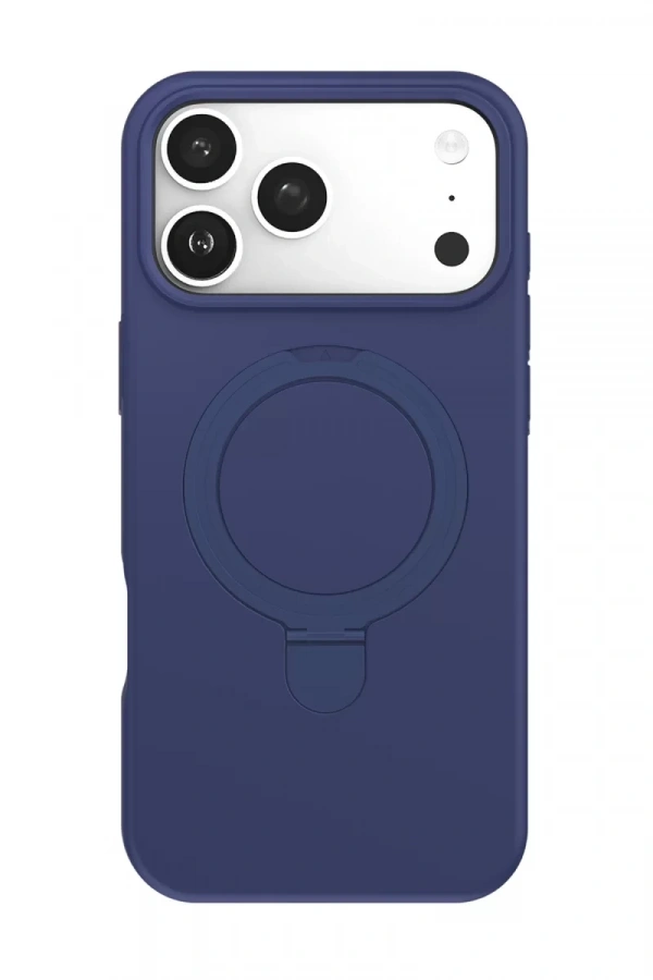 Apple iPhone 17 Pro Max Regal Magsafe Standlı Kapak - Lacivert