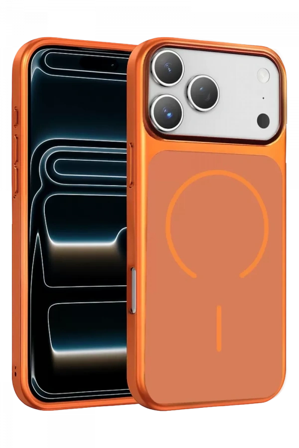 Apple iPhone 17 Pro Max Rush Magsafe Kapak - Turuncu