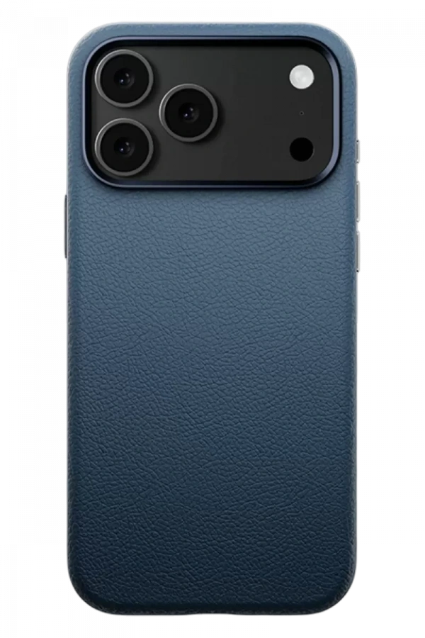 Apple iPhone 17 Pro Max Wonder Deri Magsafe Kapak - Lacivert