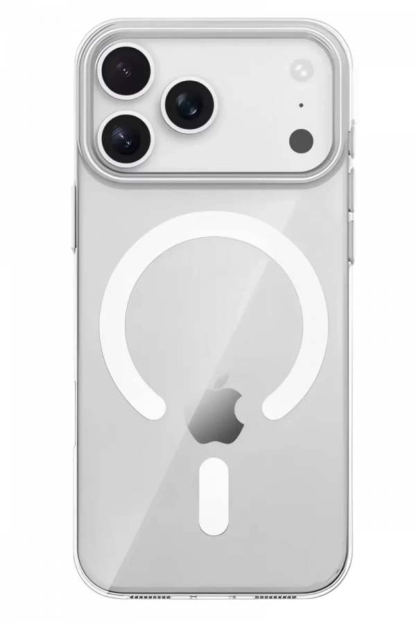 Apple iPhone 17 Pro PC Blank Magsafe Kapak - Şeffaf