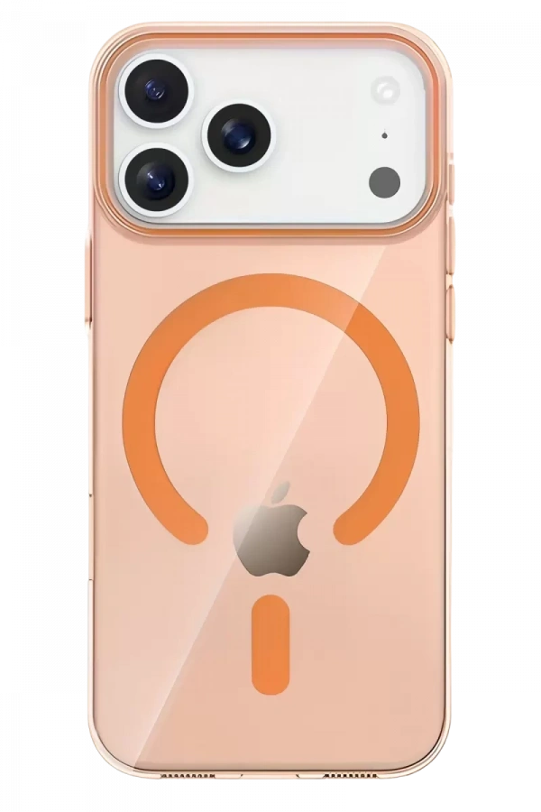 Apple iPhone 17 Pro PC Blank Magsafe Kapak - Turuncu