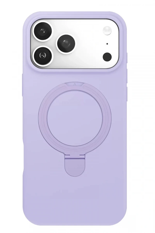 Apple iPhone 17 Pro Regal Magsafe Standlı Kapak - Lila