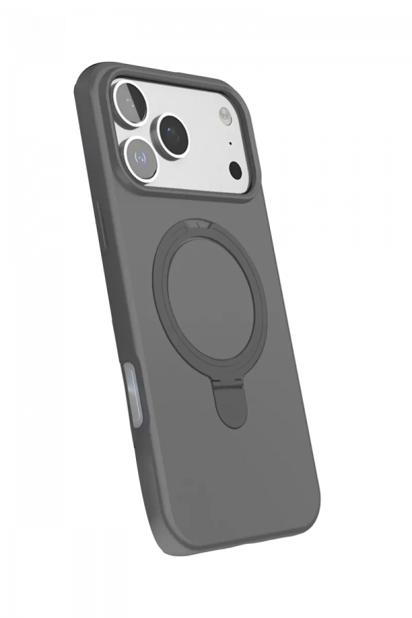 Apple iPhone 17 Pro Regal Magsafe Standlı Kapak - Titan Gri