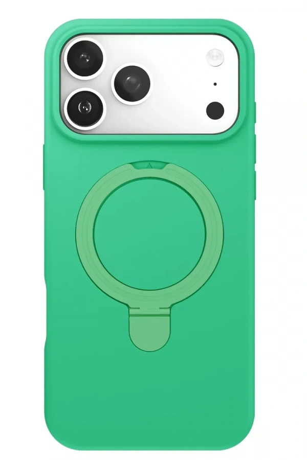 Apple iPhone 17 Pro Regal Magsafe Standlı Kapak - Yeşil