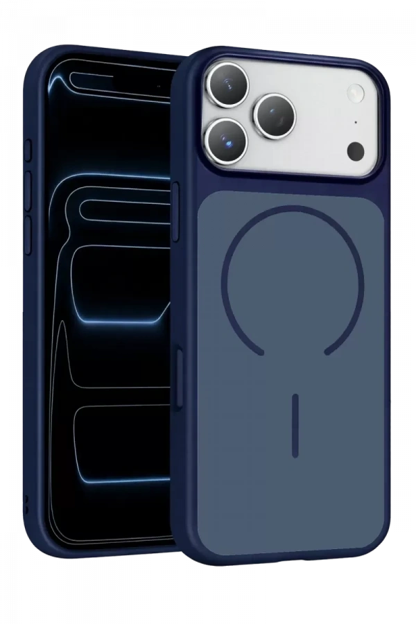 Apple iPhone 17 Pro Rush Magsafe Kapak - Mavi