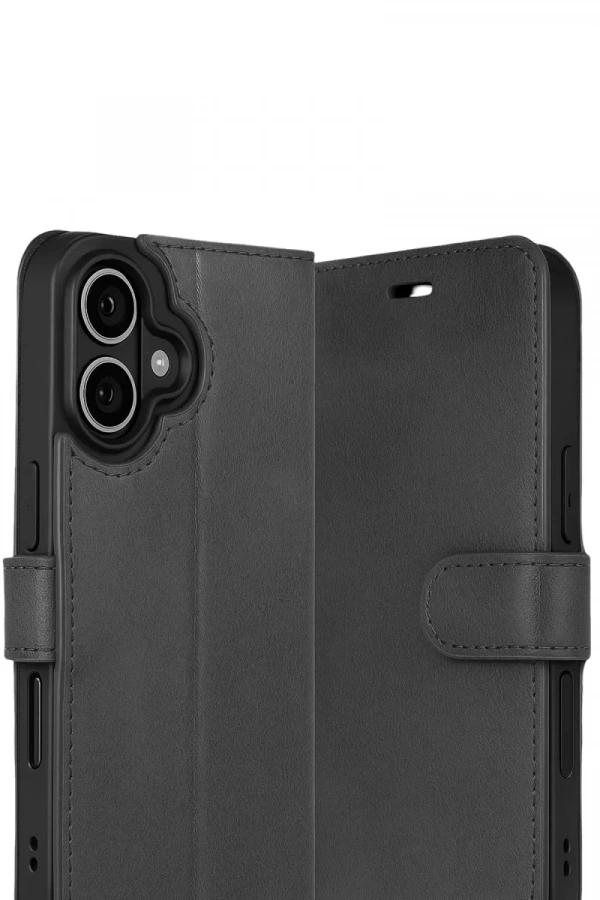 Apple iPhone 17 Trend S Plus Kapaklı Kılıf - Siyah