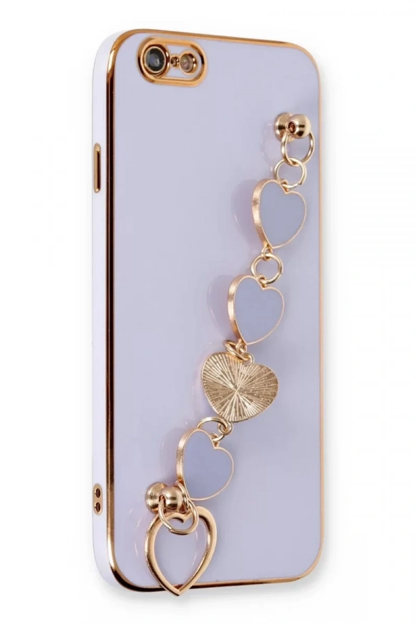 Apple iPhone 6 Kılıf Esila Silikon - Lila