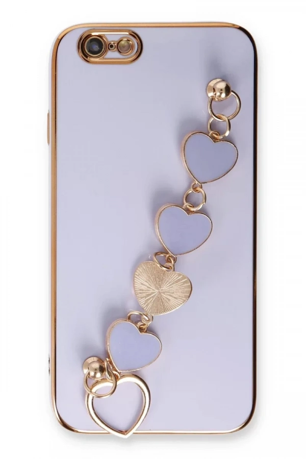 Apple iPhone 6 Kılıf Esila Silikon - Lila