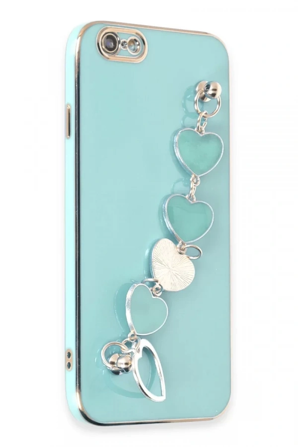 Apple iPhone 6 Kılıf Esila Silikon - Su Yeşili