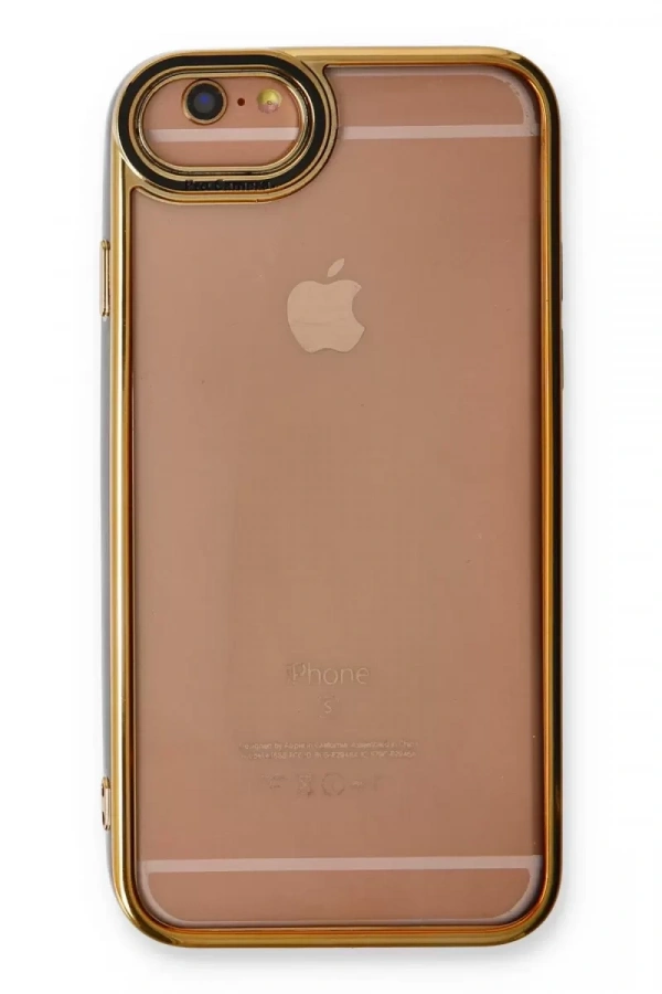 Apple iPhone 6 Kılıf Liva Lens Silikon - Siyah