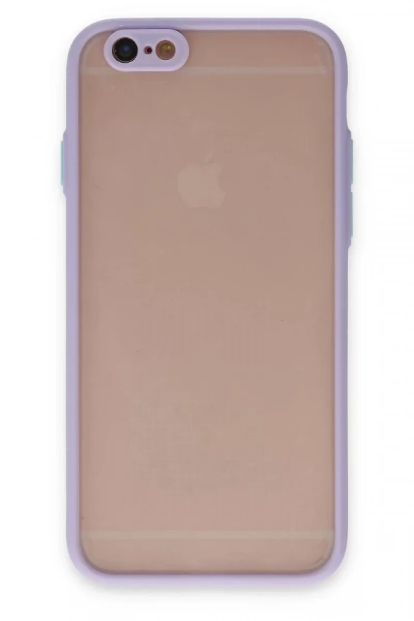 Apple iPhone 6 Kılıf Montreal Silikon Kapak - Mor