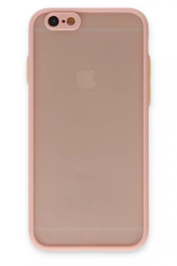 Apple iPhone 6 Kılıf Montreal Silikon Kapak - Pembe