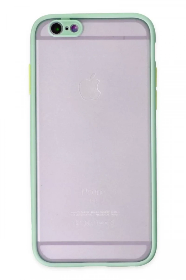Apple iPhone 6 Kılıf Montreal Silikon Kapak - Turkuaz