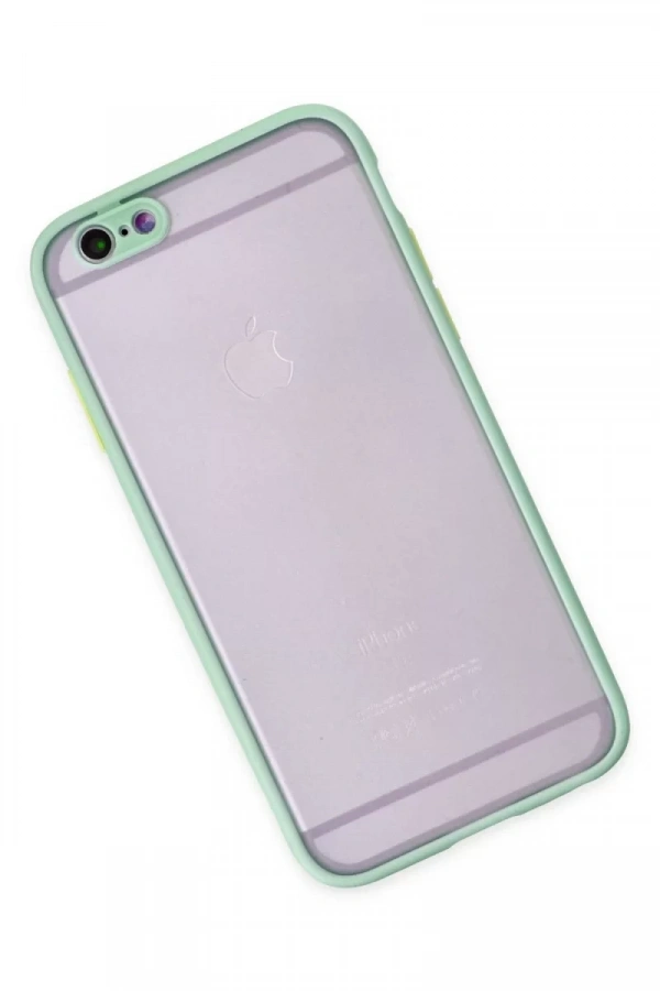 Apple iPhone 6 Kılıf Montreal Silikon Kapak - Turkuaz