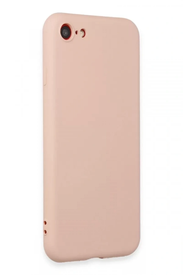 Apple iPhone 7 Kılıf First Silikon - Pudra