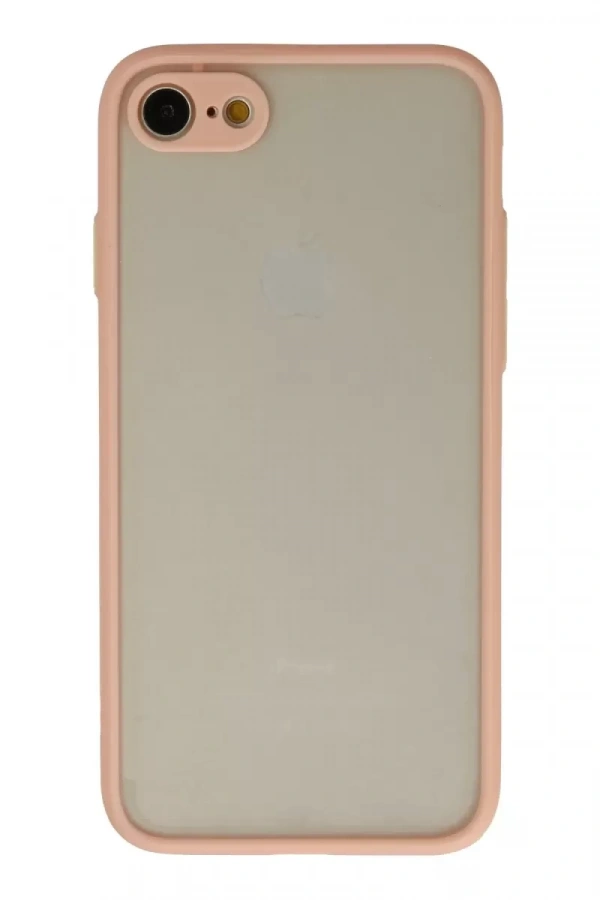 Apple iPhone 7 Kılıf Montreal Silikon Kapak - Pembe